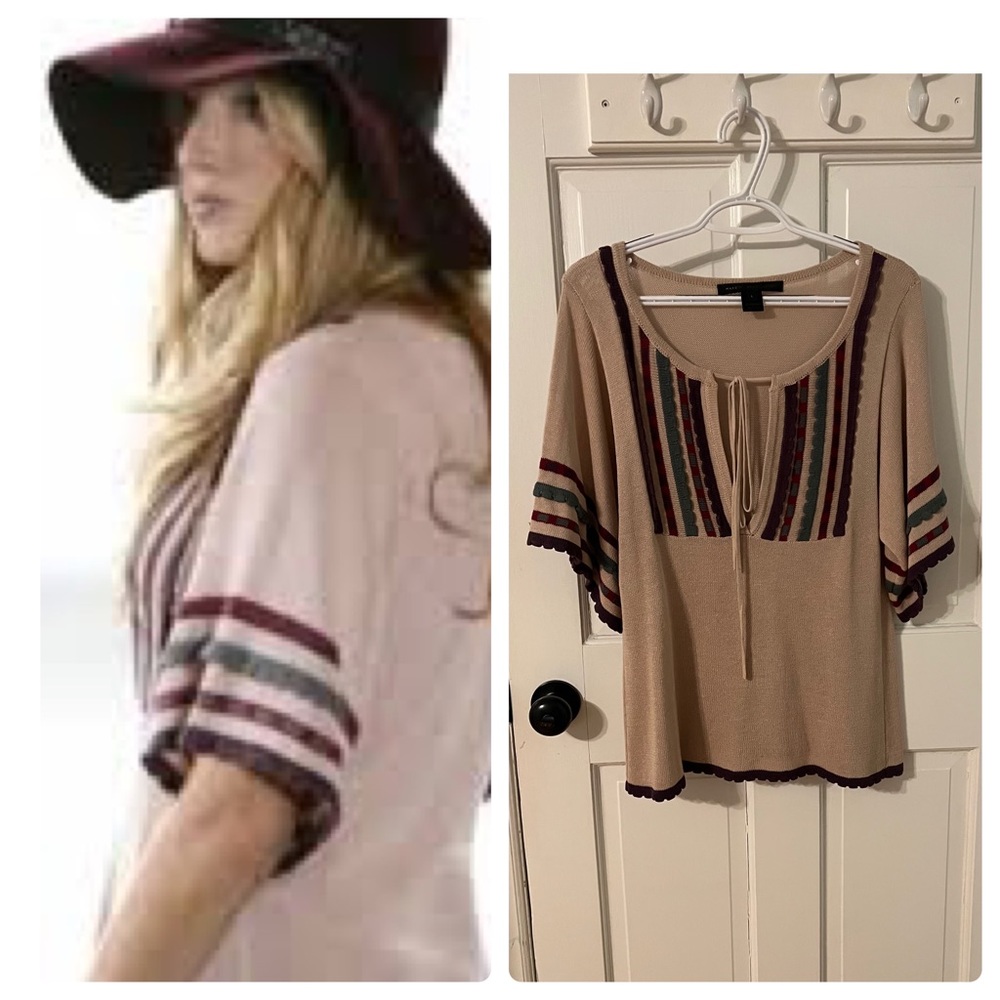 Extremely Rare Boho Chic Knit Top ASO Serena van der Woodsen in Gossip Girl